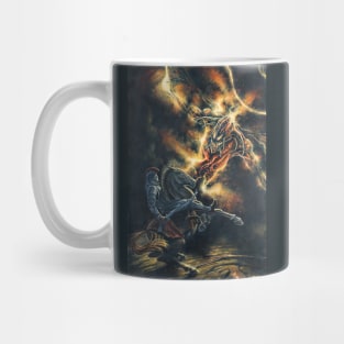 Gothmog Attacks Fingon, King of the Elves Mug